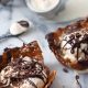 Chocolate Dipped Almond Brittle Ice Cream Cups