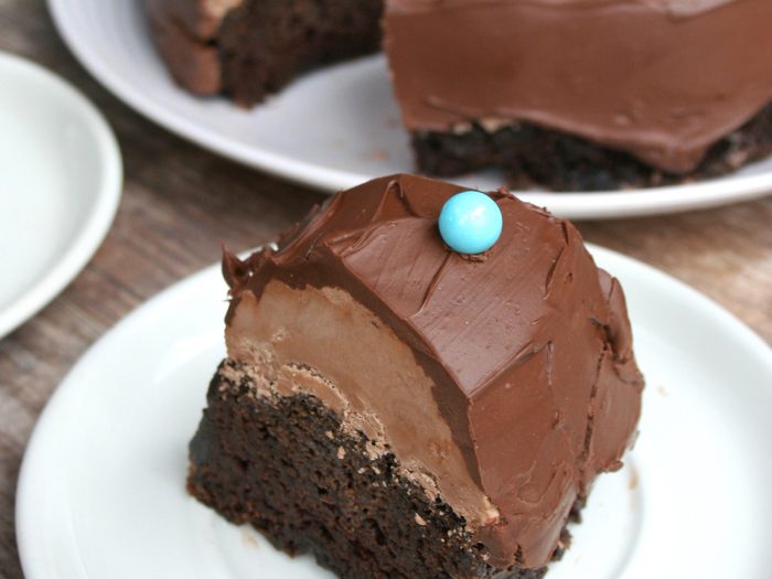 Mousse Filled Chocolate Bundt Cake
