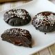 Chocolate Filled Chocolate Olive Oil Cookies