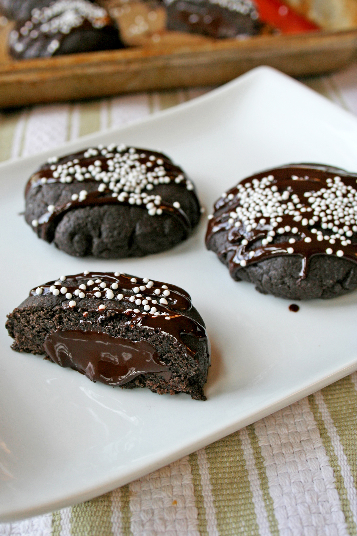 Chocolate Filled Chocolate Olive Oil Cookies Colavita Recipes Chocolate Filled Chocolate Olive Oil Cookies Colavita Recipes