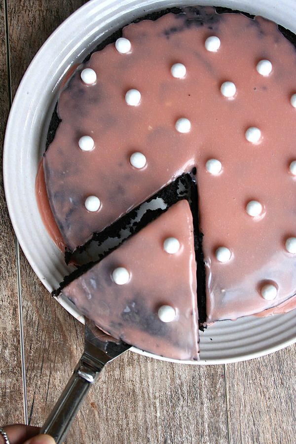 Flourless Chocolate Cake with Red Wine Glaze Colavita Recipes
