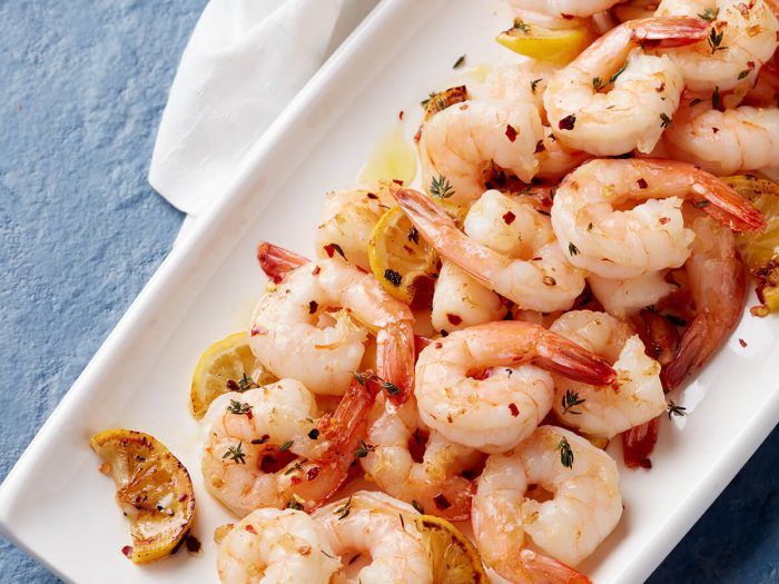 Seared Shrimp with Lemon and Pepperoncino