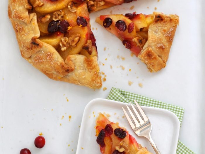 Apple and Cranberry Crostata