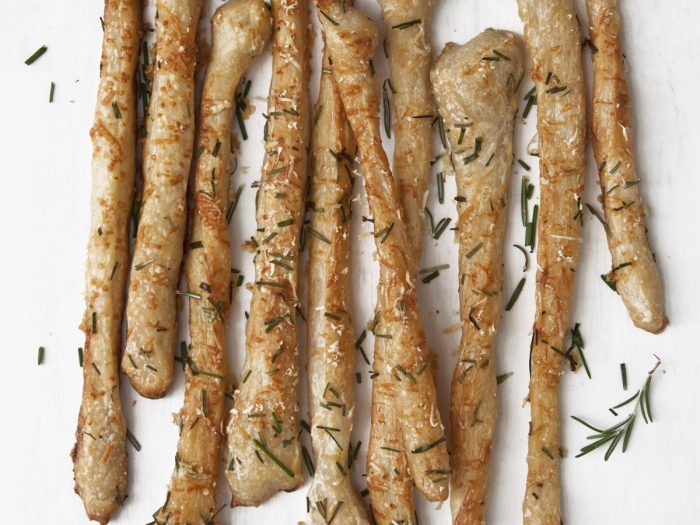 Breadsticks with Parmesan Cheese and Herbs