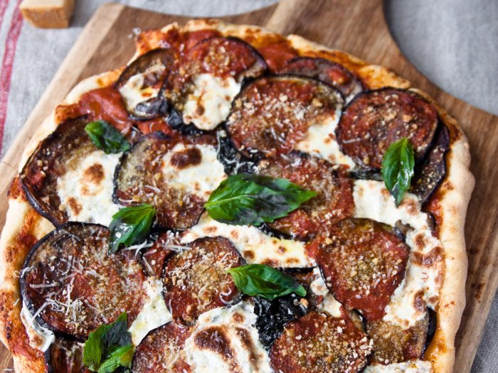 Eggplant Parmesan Pizza