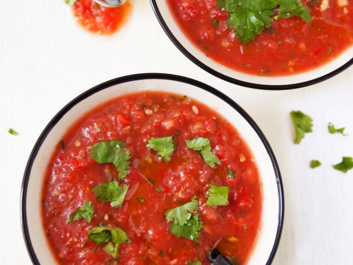 Tomato and Watermelon Gazpacho