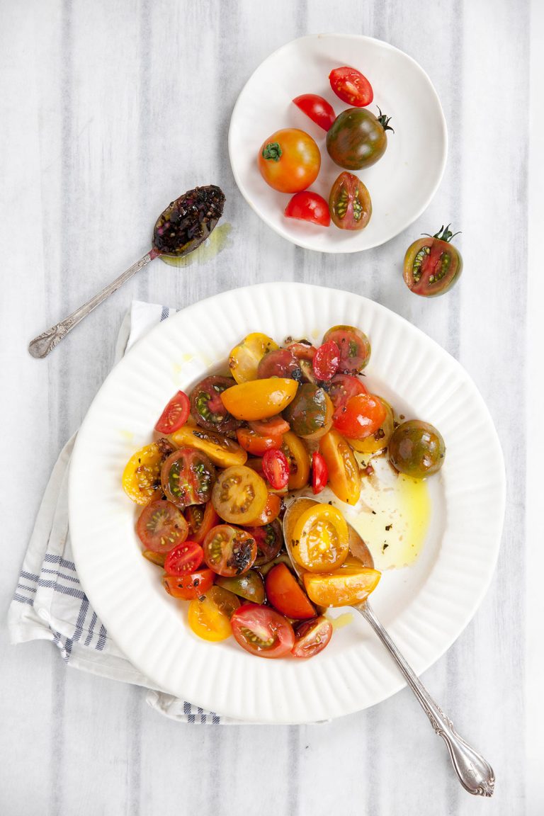 Simply Marinated Heirloom Tomatoes Colavita Recipes
