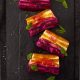 Red and Golden Beet Stacks with Goat Cheese