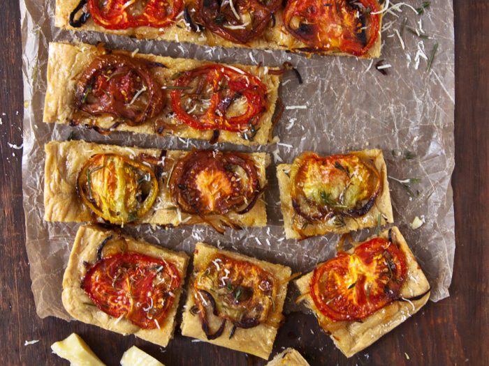 Roasted Tomato and Herb Sicilian Pizza