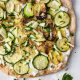 Pizza with Zucchini and Fresh Herbs