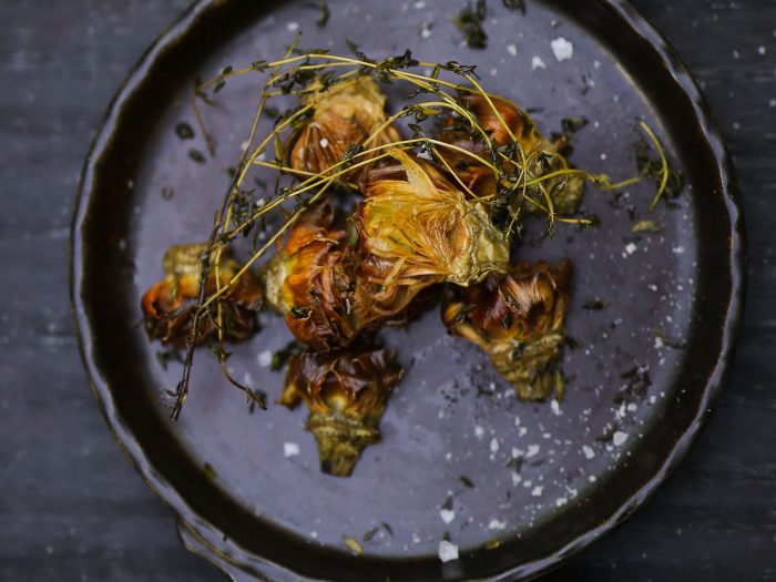 Fried Baby Artichokes