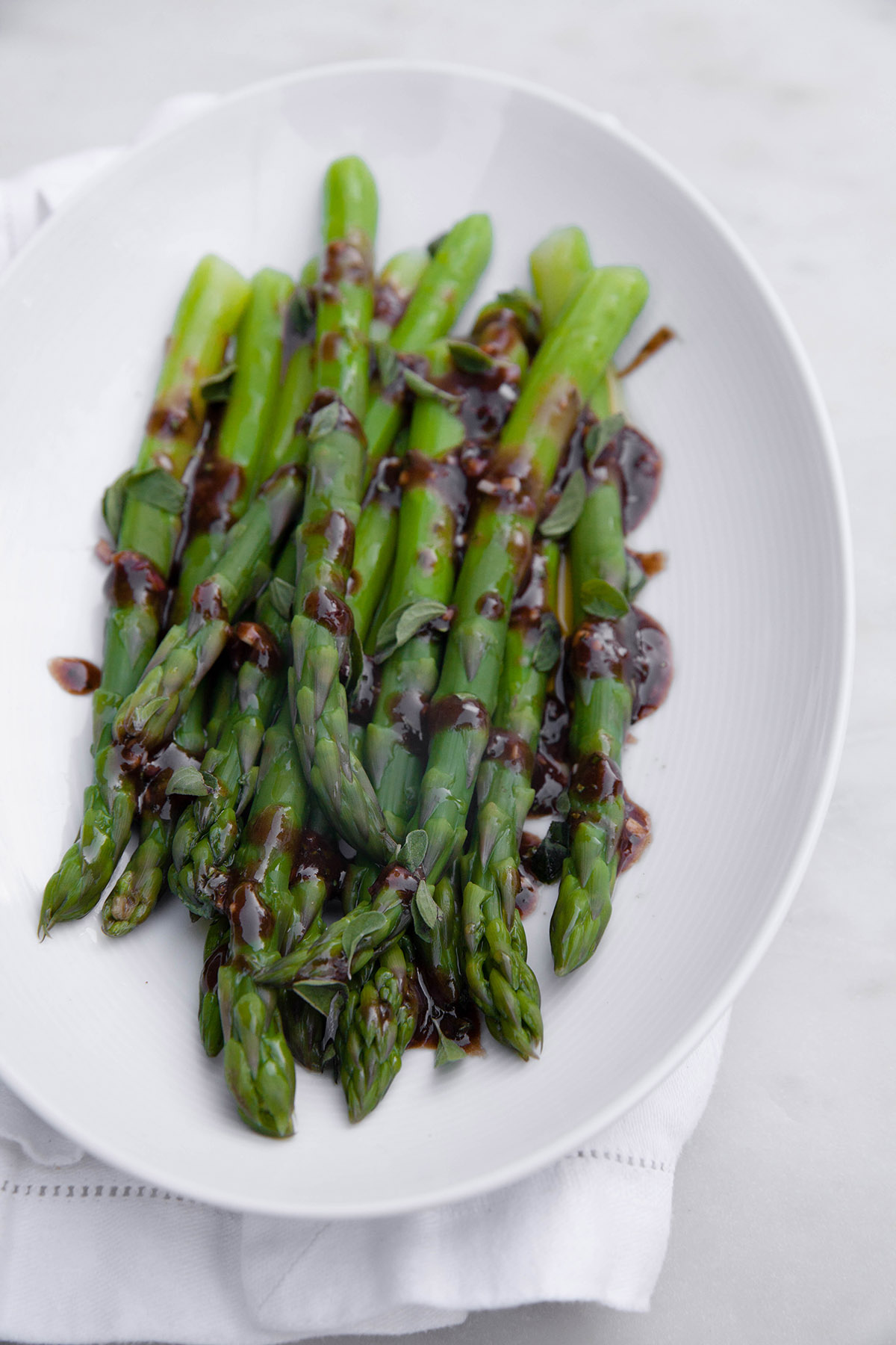 Asparagus Salad with Balsamic Glace Dressing