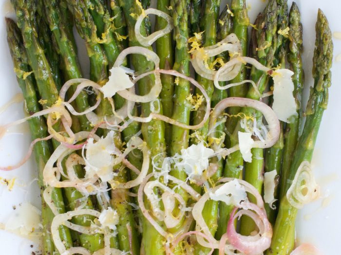 Roasted Asparagus with Shallots