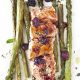Grilled Salmon with Asparagus and Berry Sauce