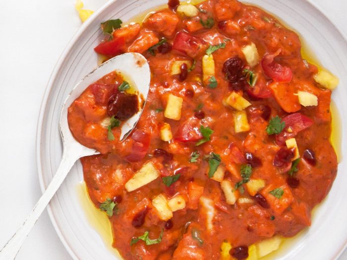 Roasted Strawberry and Pineapple Salsa