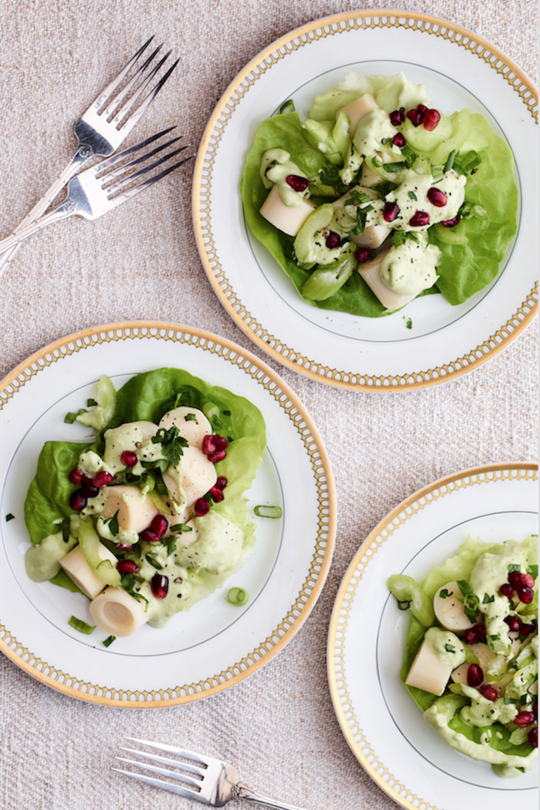 Hearts of Palm Salad with Creamy Avocado Dressing Colavita Recipes