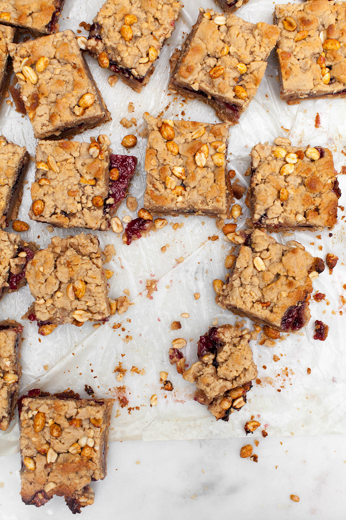 Peanut Butter and Jelly Squares