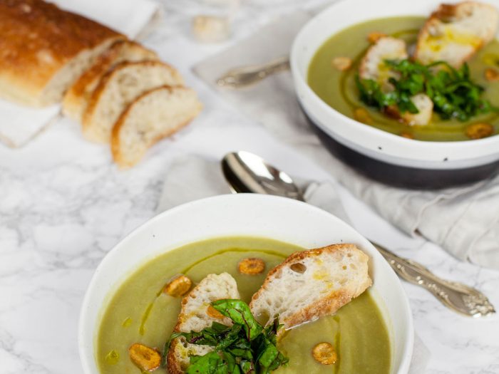 Celery Root and Swiss Chard Soup