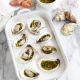 Grilled Oysters with Pesto Mingonette