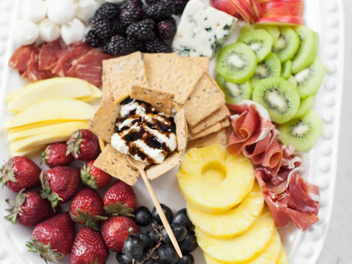 Sweet Fruit and Cheese Platter