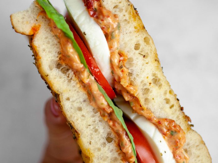 Spicy Caprese Sandwich