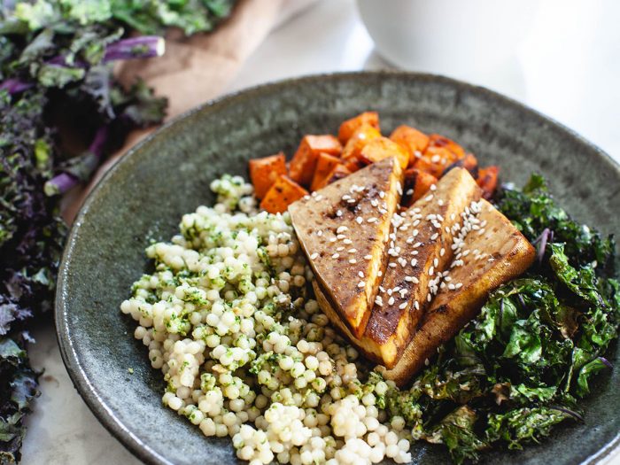 Sweet Potato Tofu Bowl