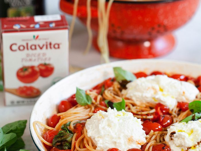 Fresh Summer Tomato Spaghetti