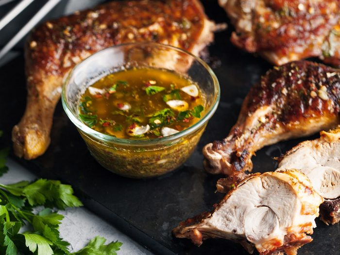 Grilled Chicken with Chimichurri Sauce