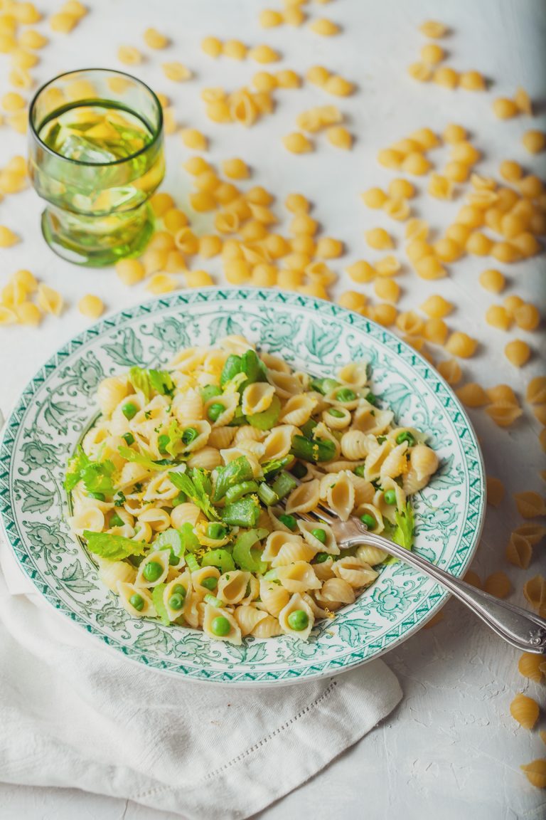 Lemon Spring Pea Pasta Salad Colavita Recipes