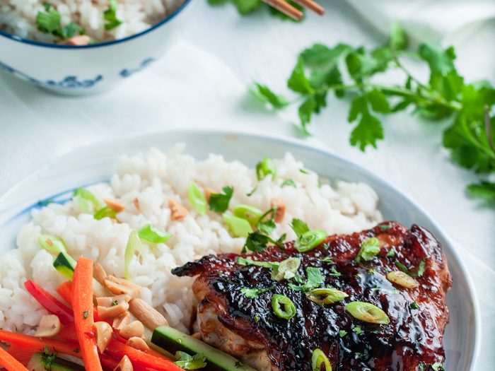 Thai Chicken with Veggies and Rice