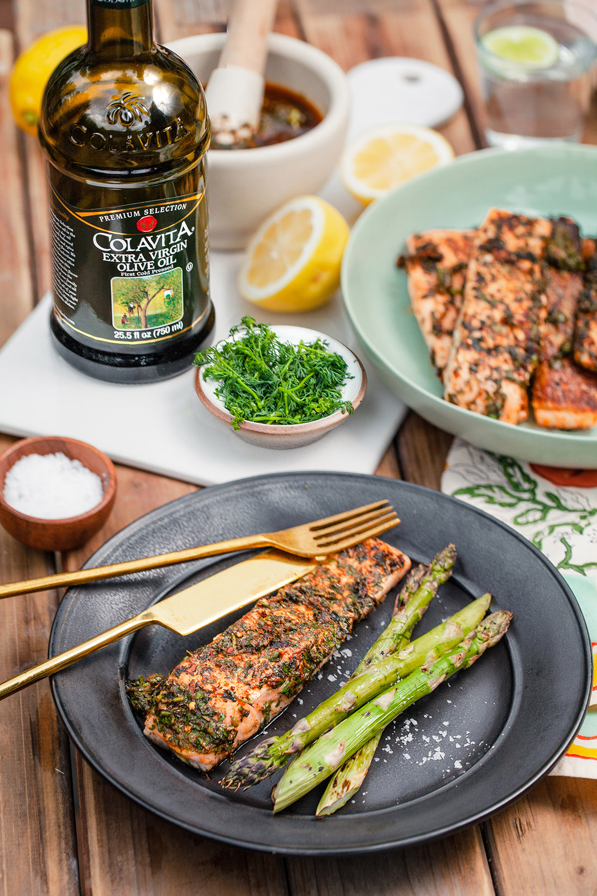 Herb Marinated Salmon Colavita Recipes