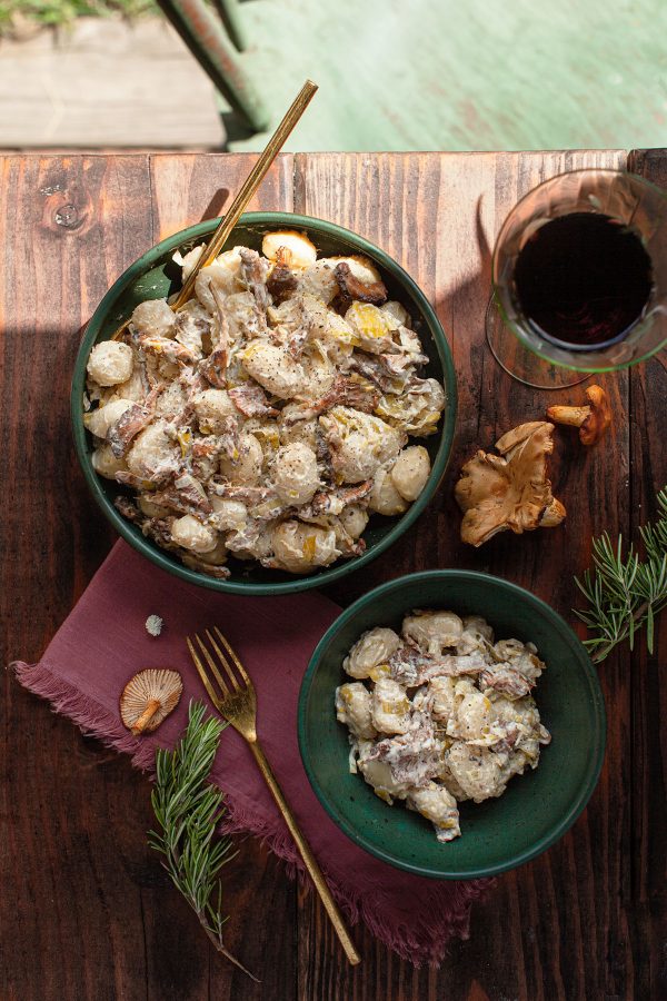 Gnocchi Gratin with Leeks and Chanterelle Mushrooms Colavita Recipes