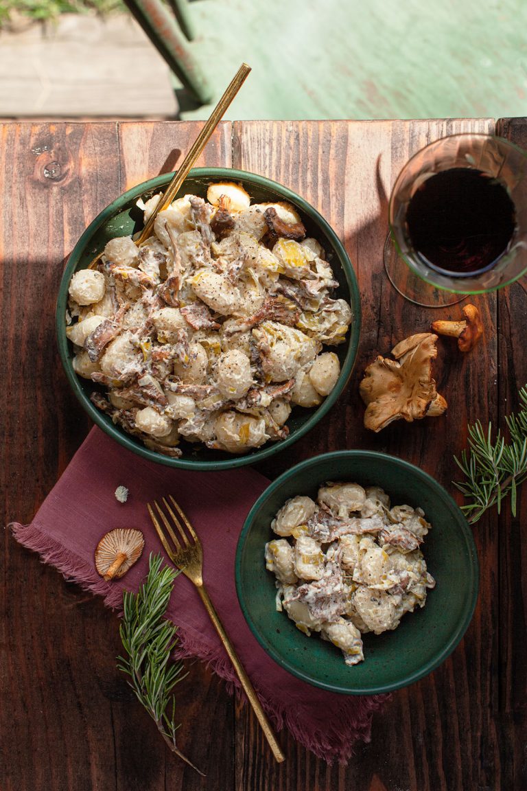 Gnocchi Gratin with Leeks and Chanterelle Mushrooms Colavita Recipes