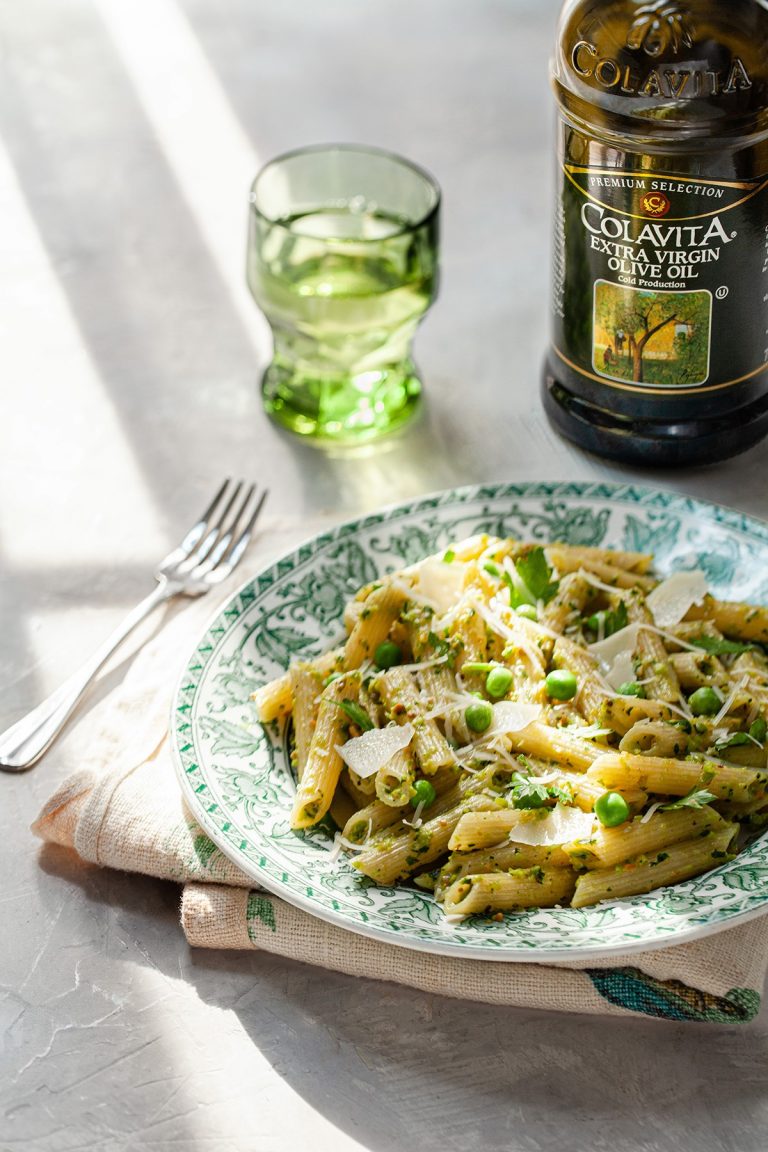 Frozen Pea Pesto Pasta Colavita Recipes