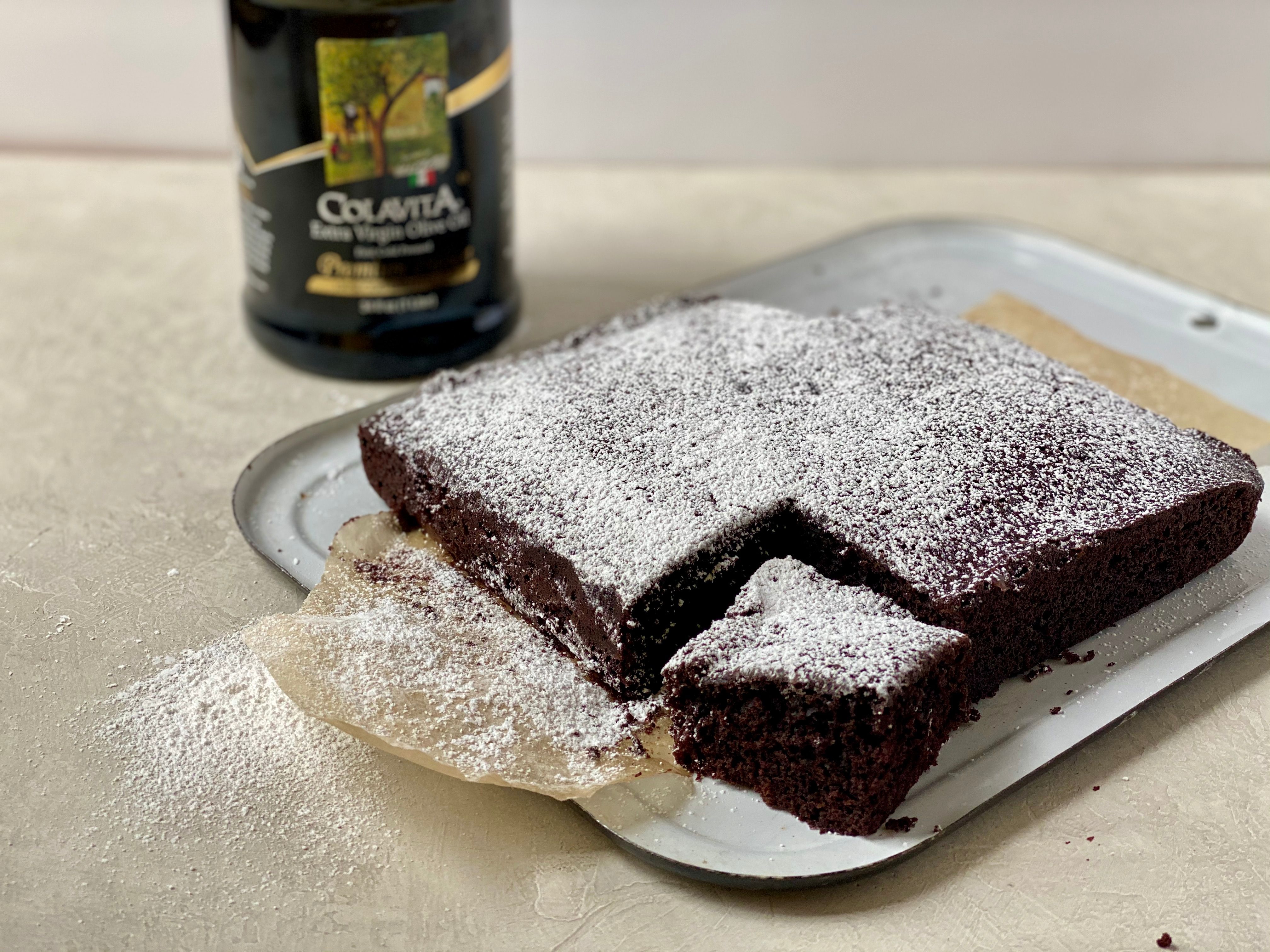 Olive Oil Chocolate Snacking Cake by Jessie Sheehan Colavita Recipes