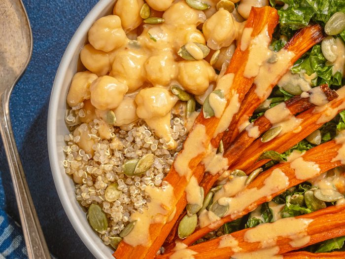 Roasted Carrot Bowl