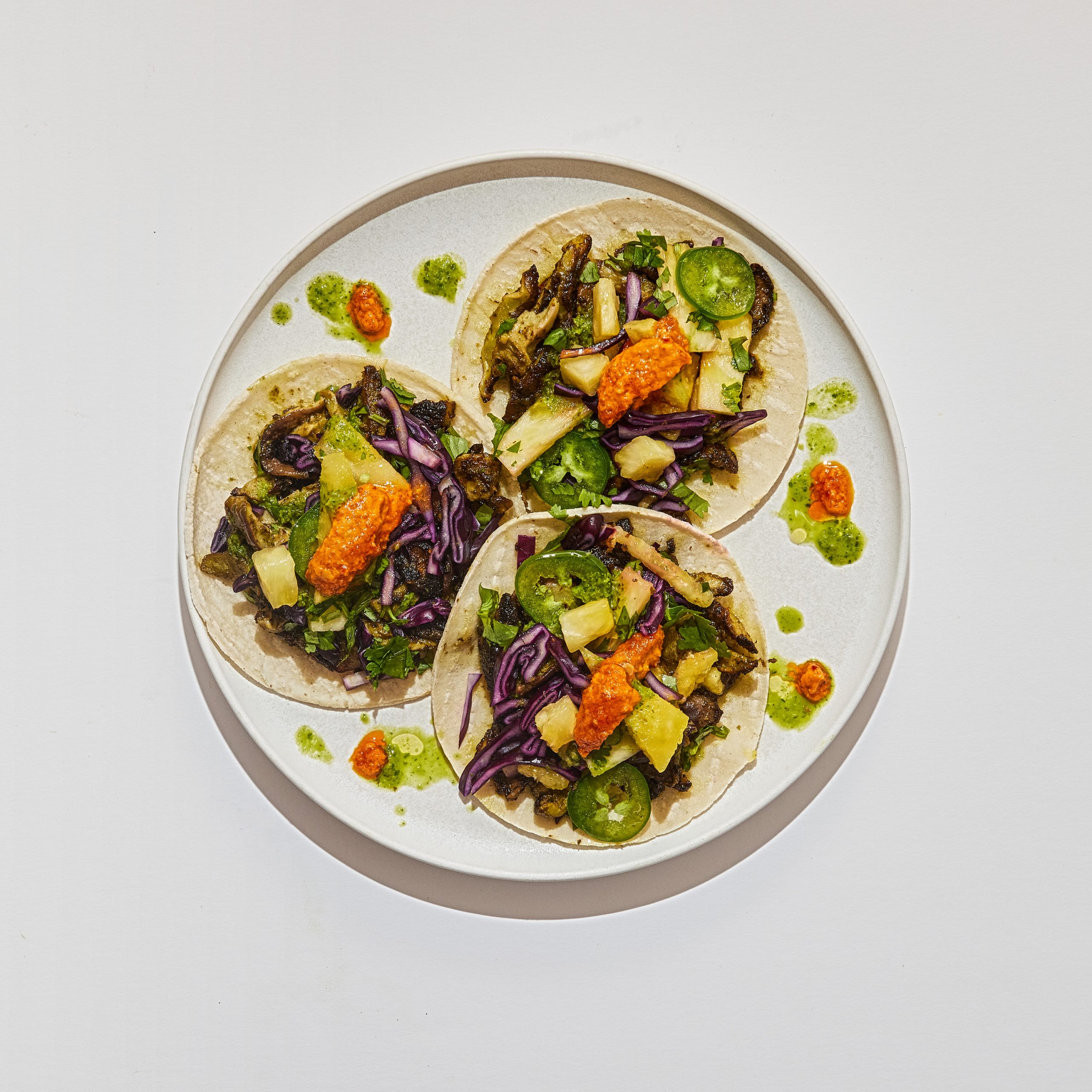 Chimichurri Shiitake Mushroom Tacos Con Pina - Colavita Recipes